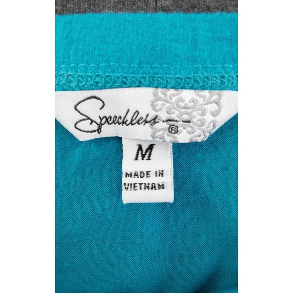 Speechless Color Block Dress Sz M Gray Blue - Picture 4 of 6